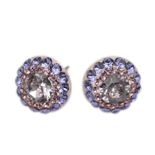 Cercei Multi Xirius Ceralun, Black Diamond/Cristal, Argint 925, 14mm
